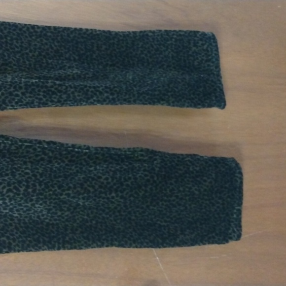 Claudio&Agnelli Leopard Print Velveteen Jeans size 6 - Picture 2 of 6